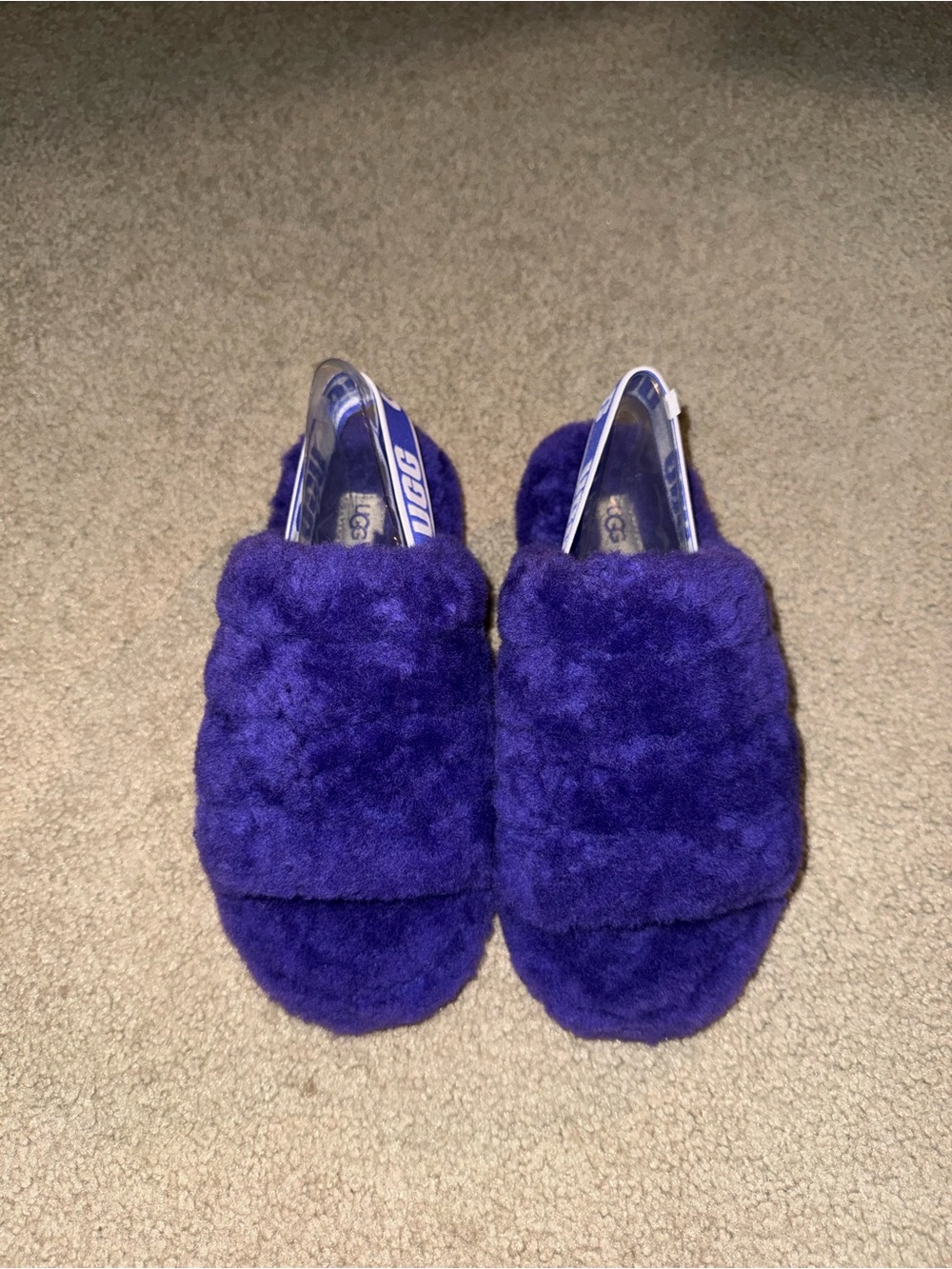 UGG (WMNS) UGG Fluff Yeah Slide Minimalistic Thick Sole
Purple